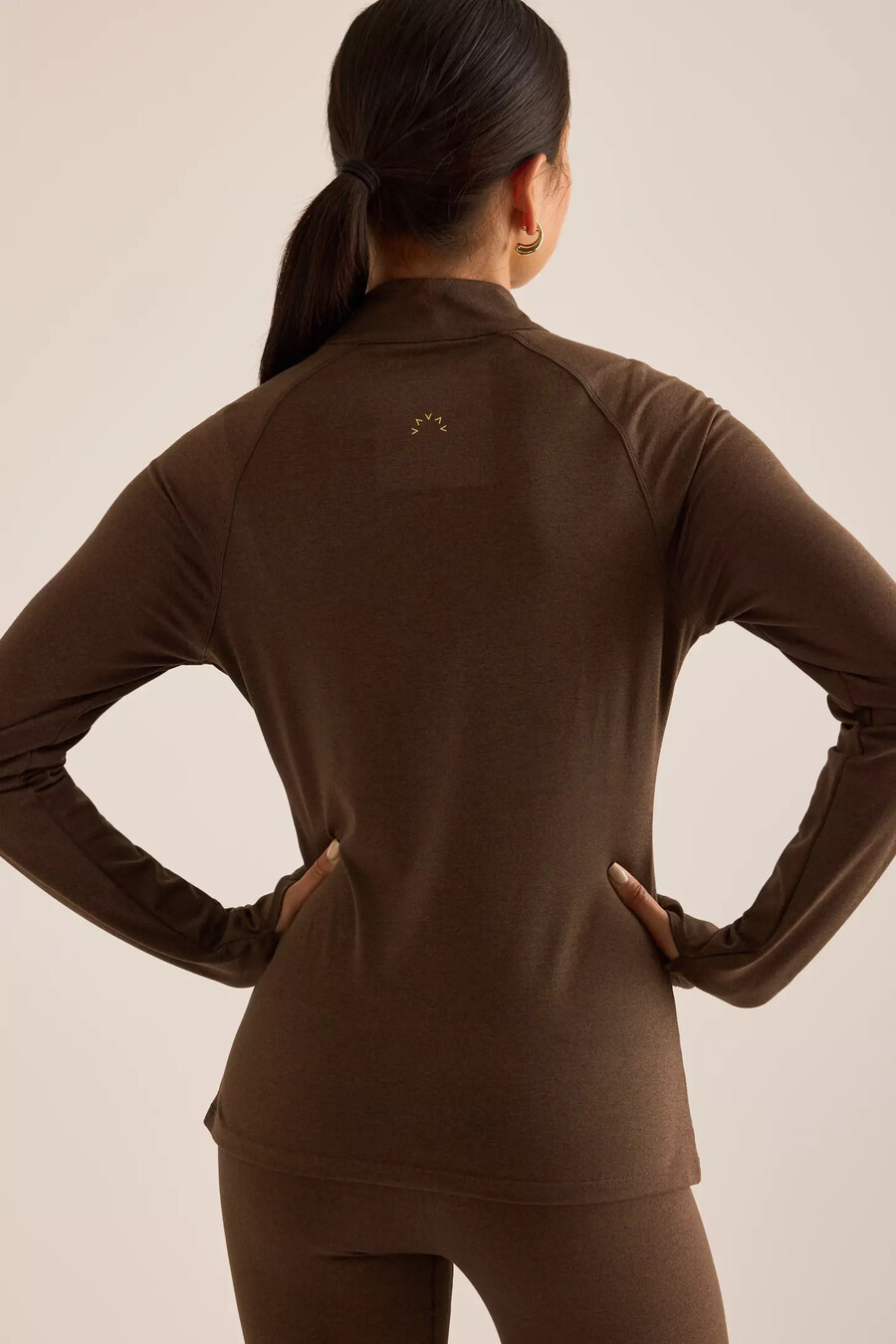 varley always half-zip base layer top