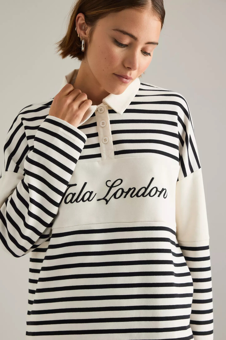 tala rugby polo sweatshirt