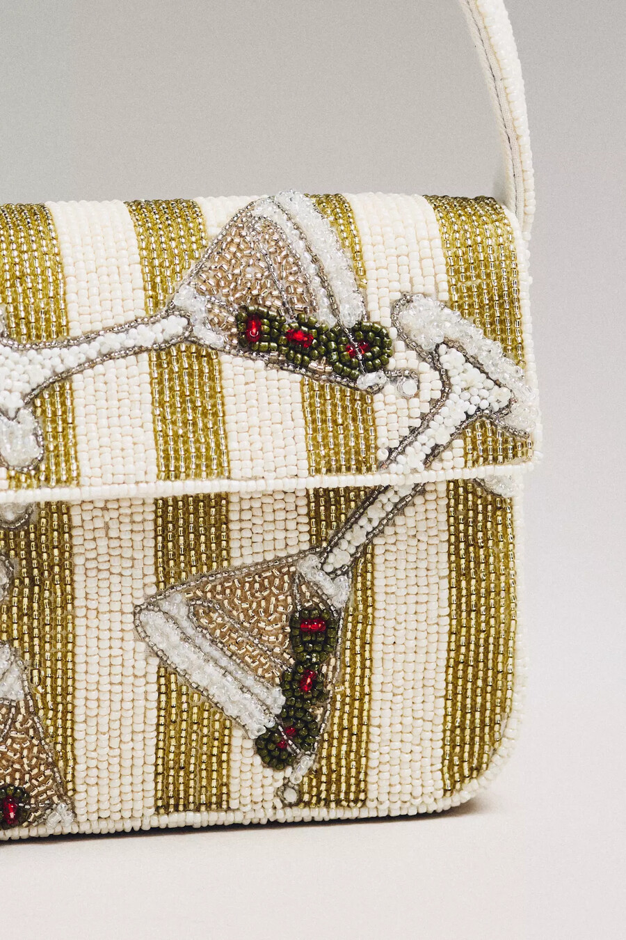 the fiona beaded bag food drink edition