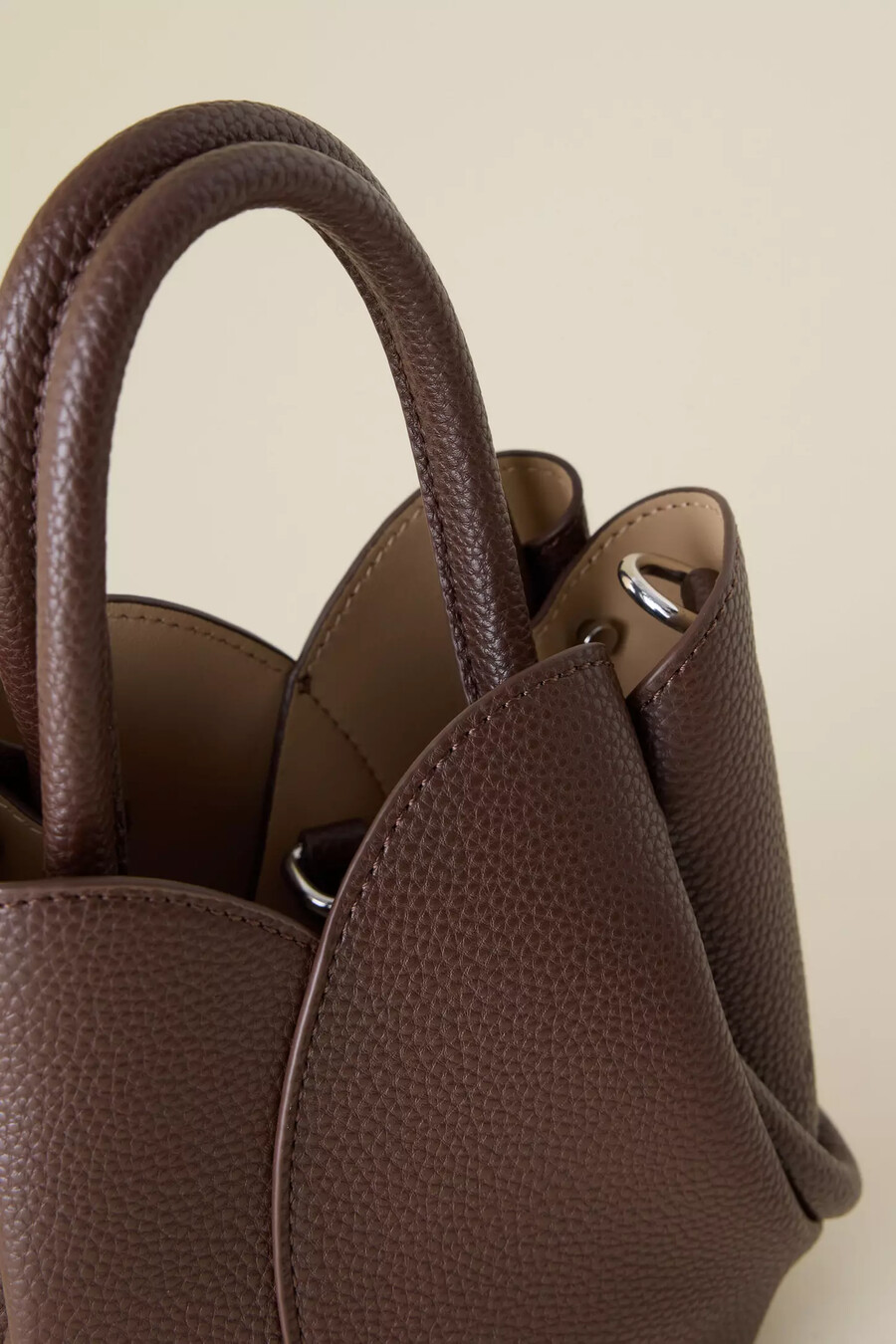 melie bianco tulip top-handle crossbody mini tote bag