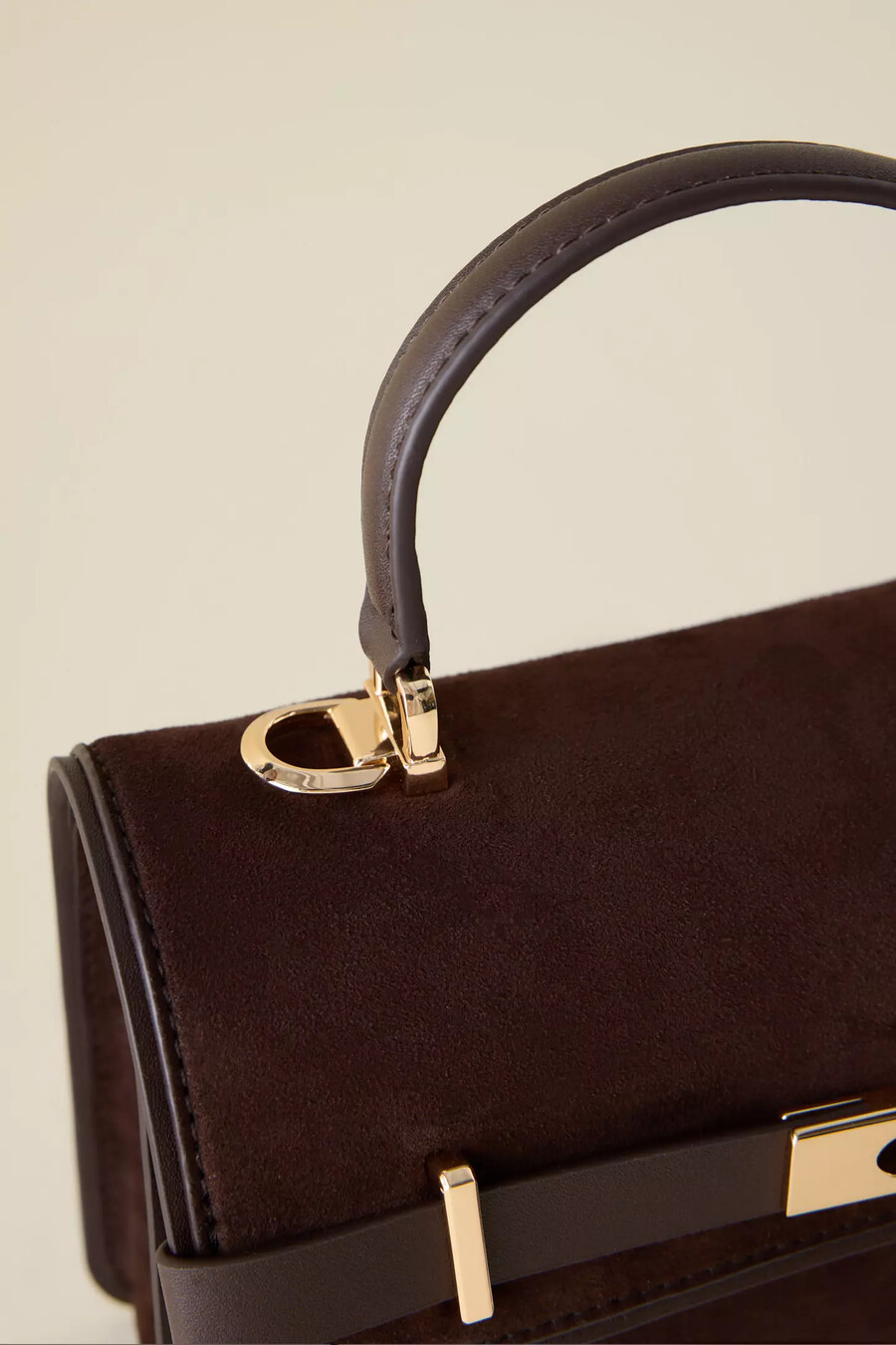 charles keith arlet belted top handle bag