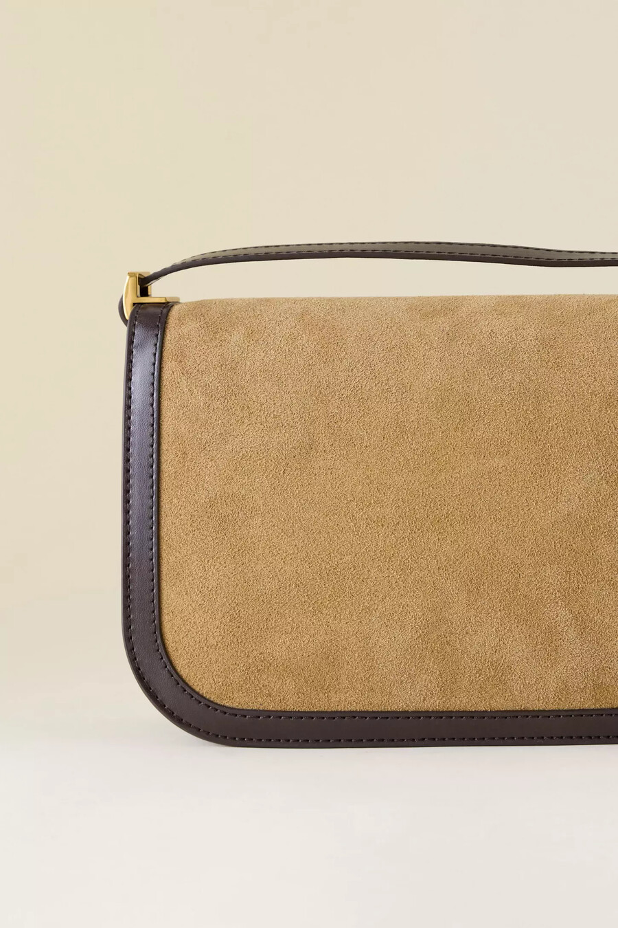 charles keith charlot recycled suede crossbody bag