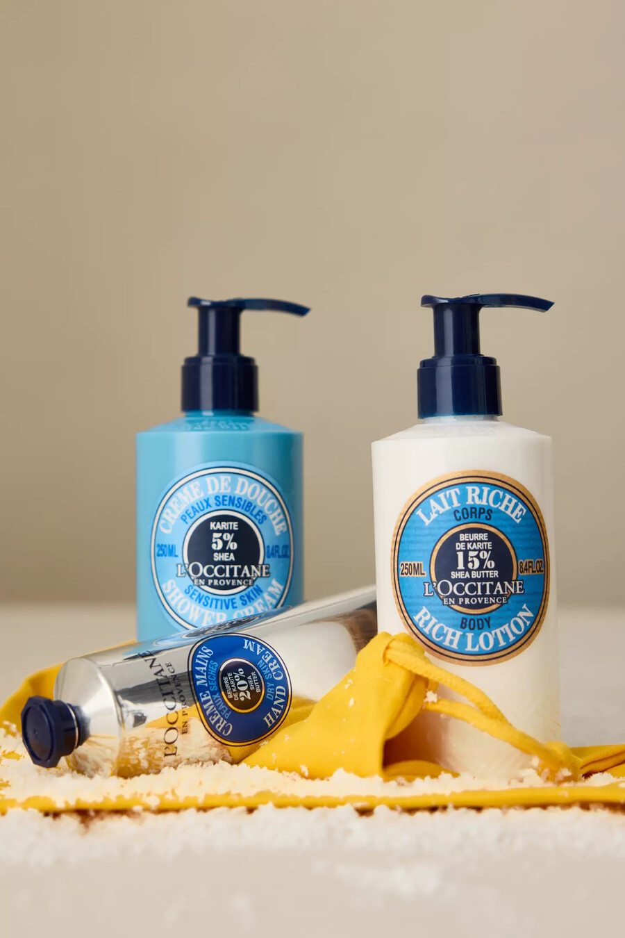 loccitane shea butter bodycare collection gift set