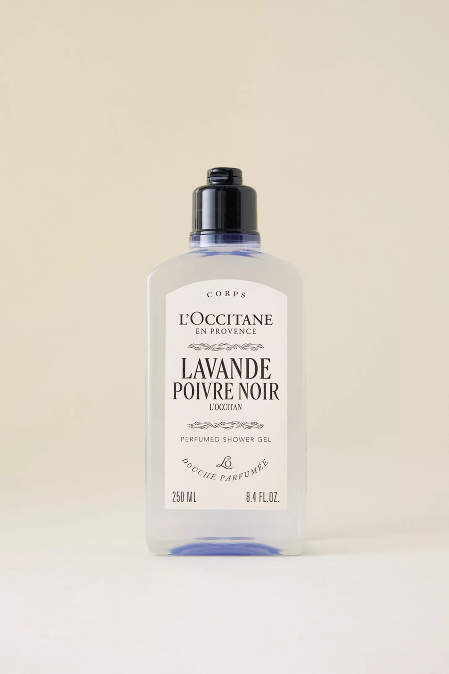loccitane lavande poivre noir shower gel
