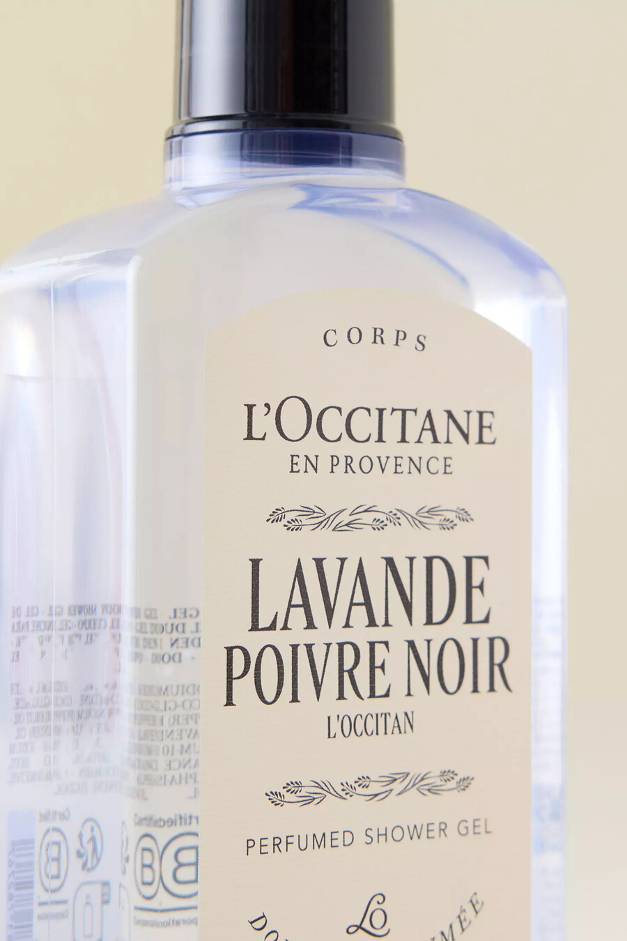 loccitane lavande poivre noir shower gel