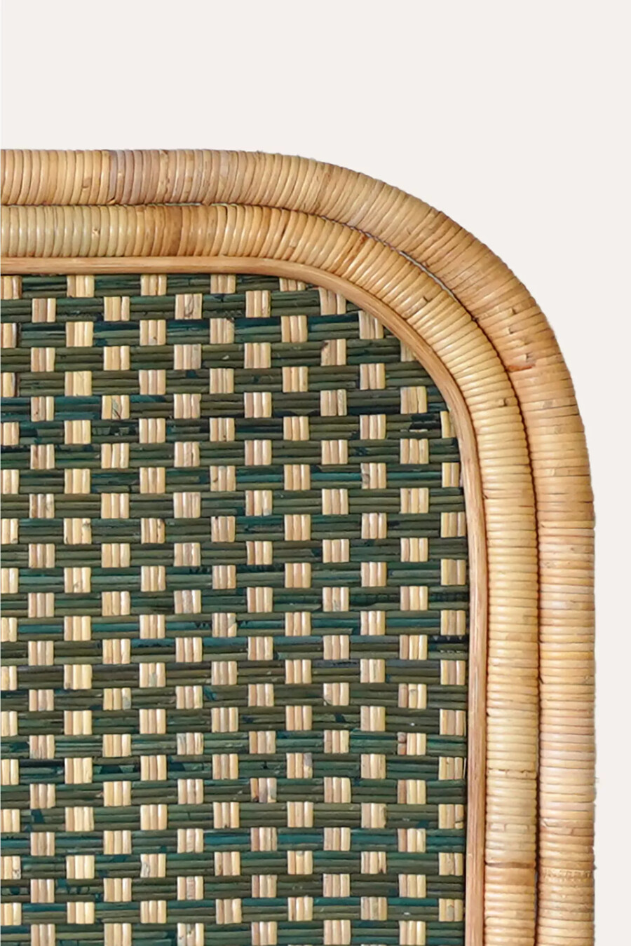 birdie fortescue king rattan headboard