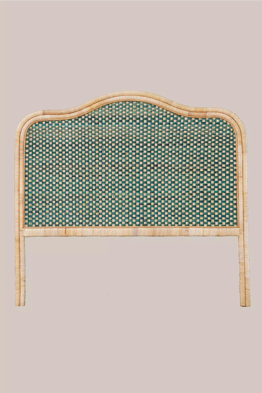birdie fortescue king rattan headboard