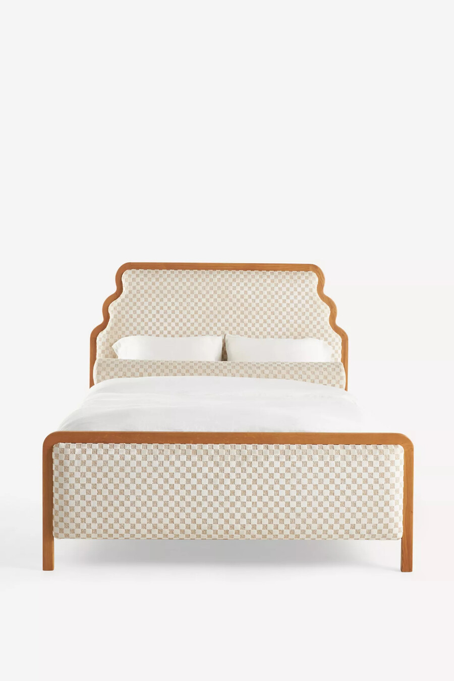 pim carmine jacquard bed
