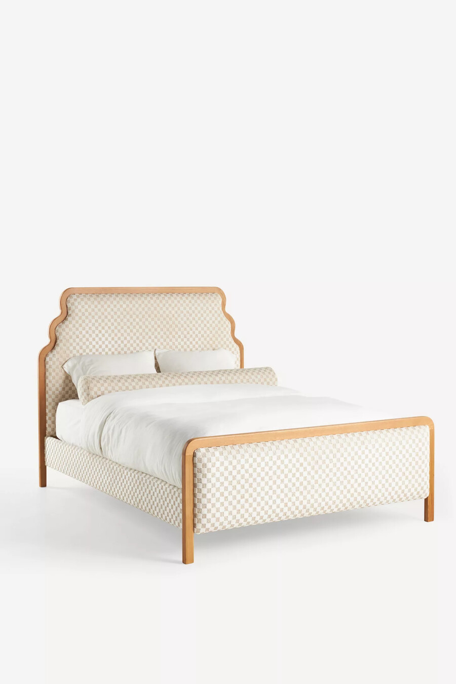 pim carmine jacquard bed