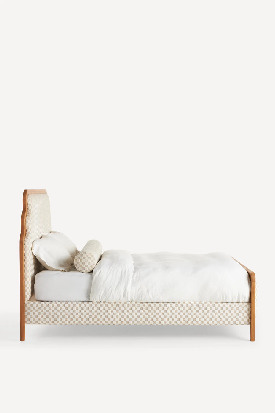 pim carmine jacquard bed
