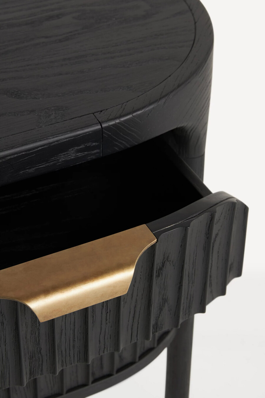 isla fluted bedside table