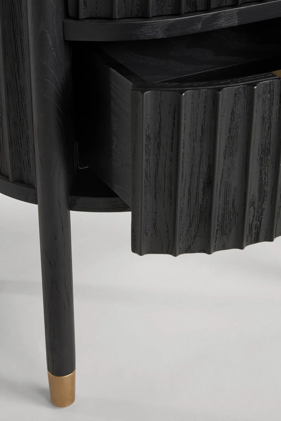 isla fluted bedside table