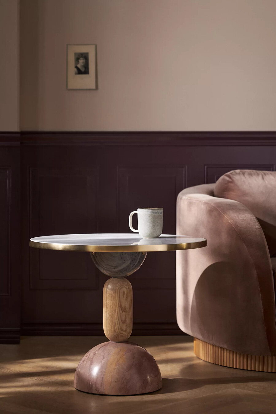erin fetherston for anthropologie dulcette marble-top side table