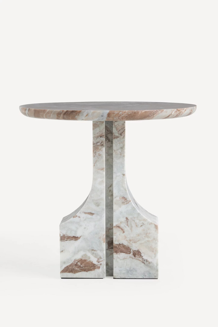 teo marble round side table