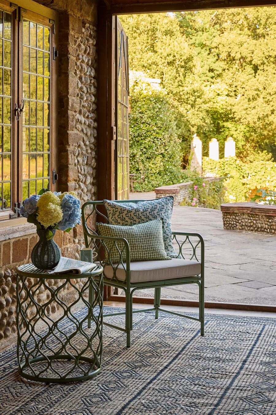 birdie fortescue outdoor aluminium side table