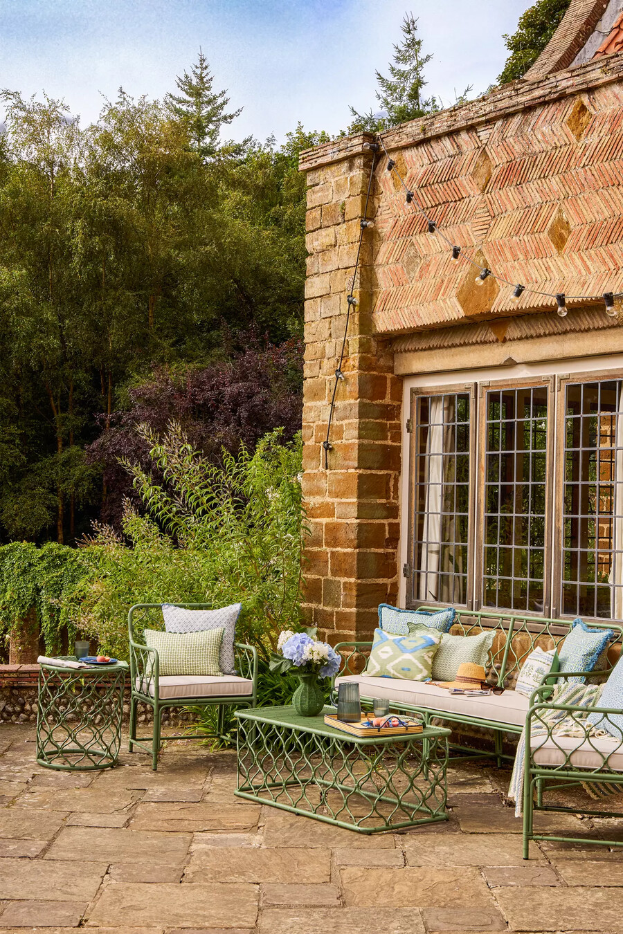 birdie fortescue outdoor aluminium side table