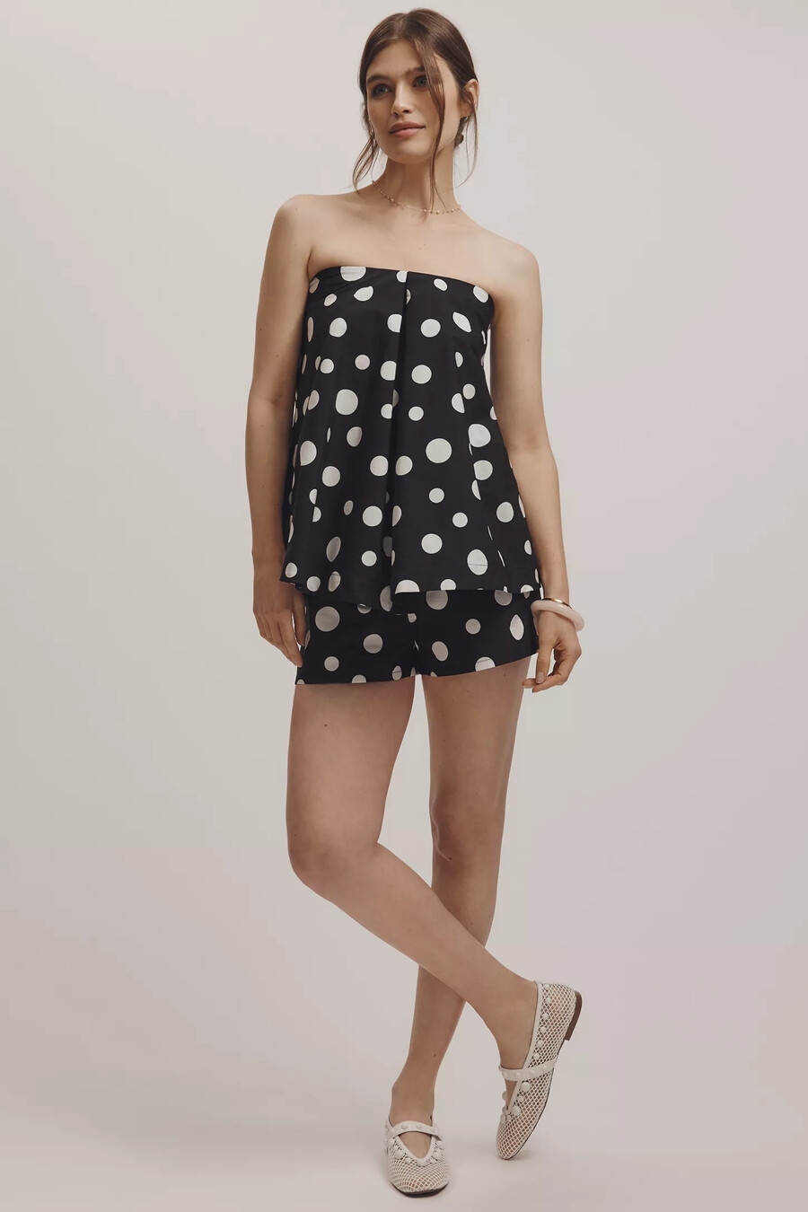 maeve cotton swing bandeau top