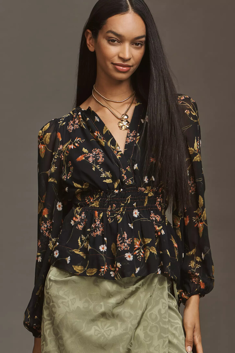 the somerset long-sleeve blouse