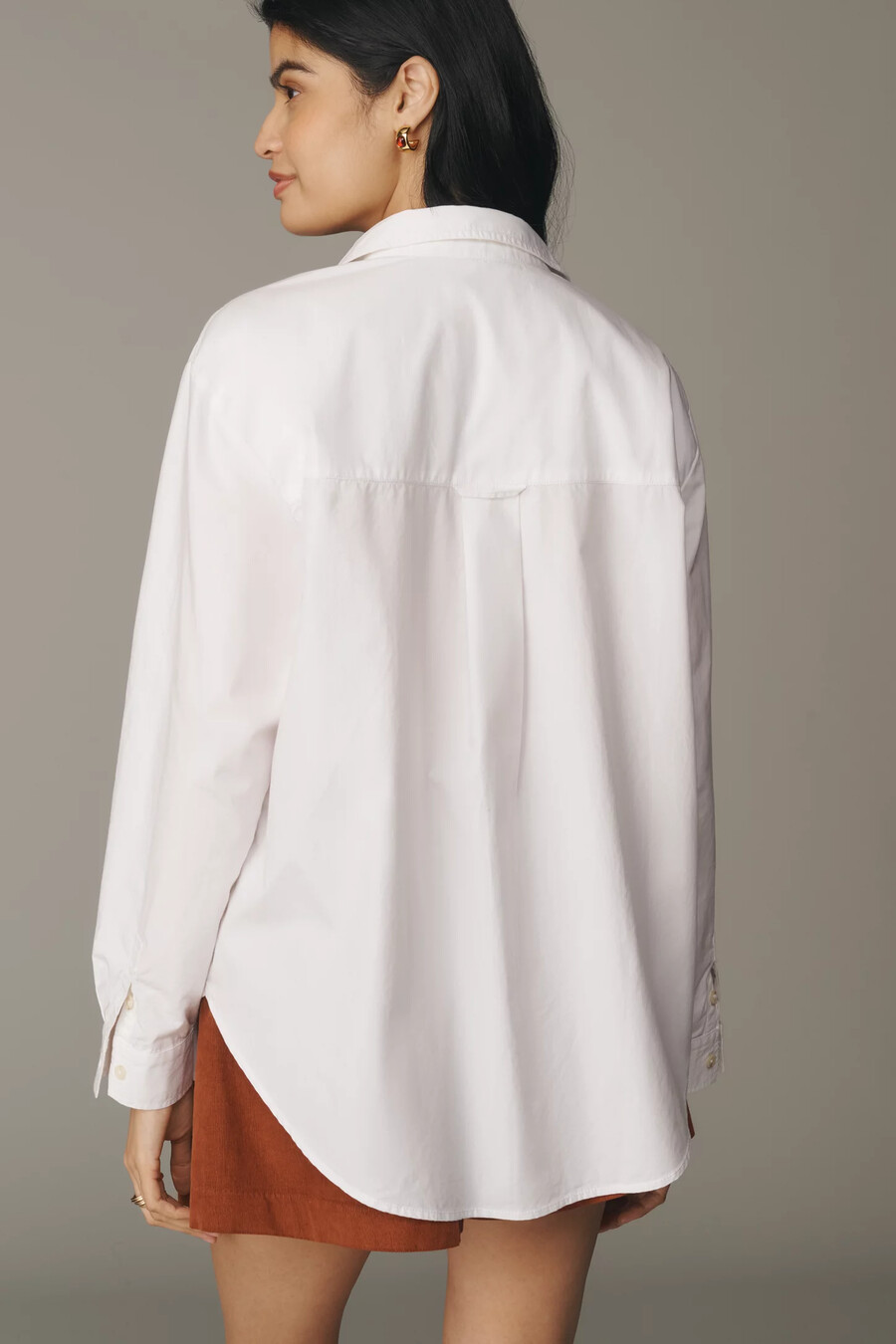 pilcro tuxedo buttondown shirt