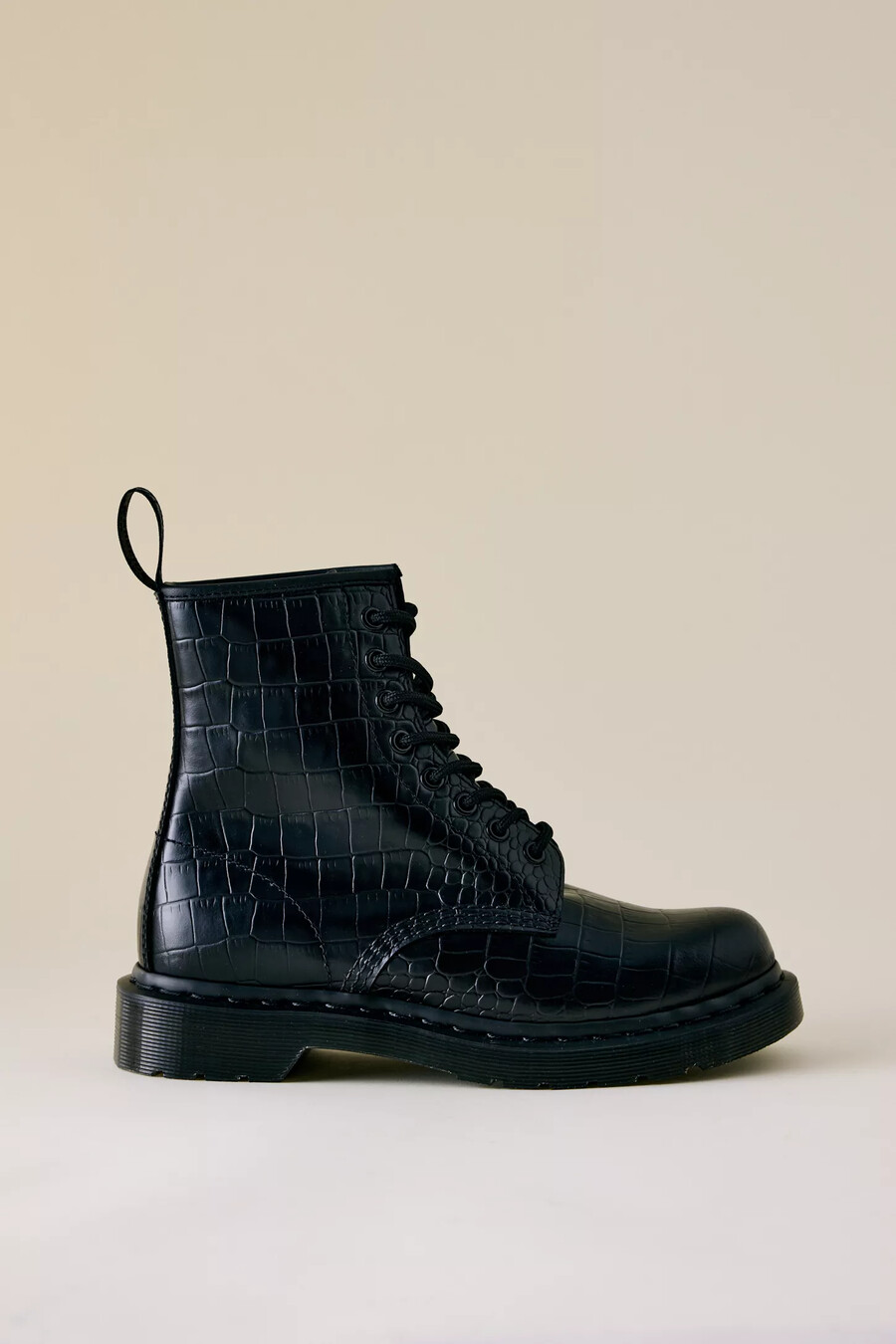 dr. martens 1460 croc emboss boots