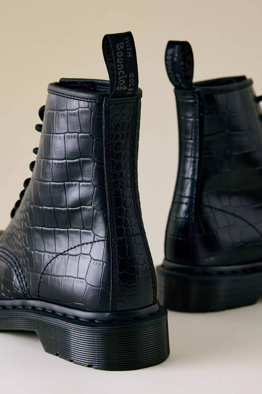 dr. martens 1460 croc emboss boots