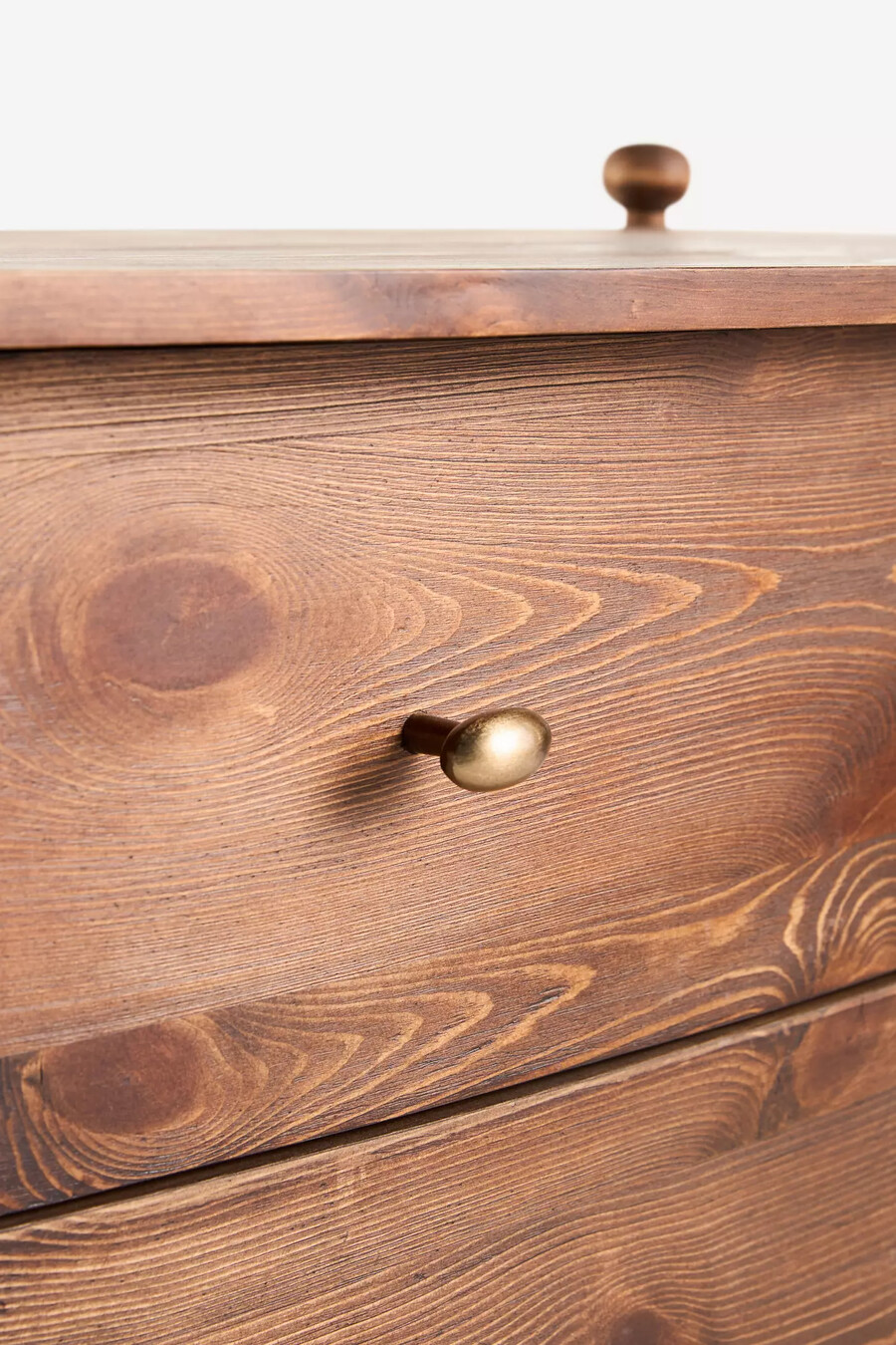 spindle three-drawer chest of drawers