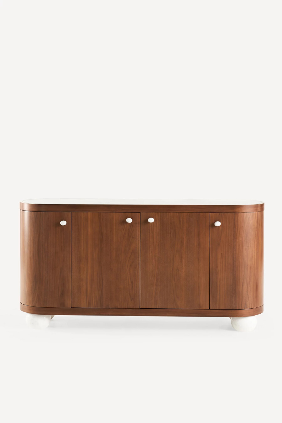 vivienne 68 marble top wood sideboard