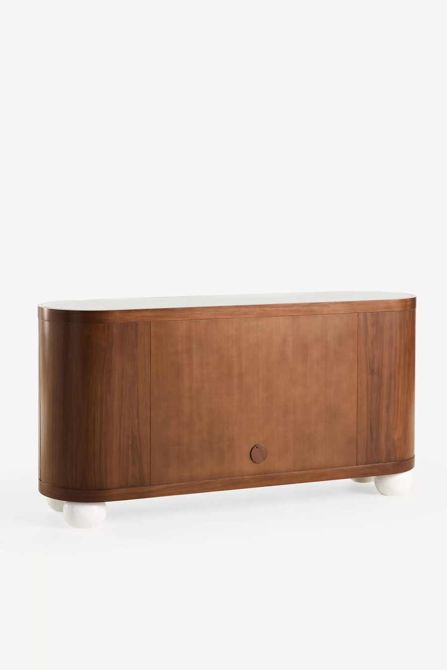 vivienne 68 marble top wood sideboard