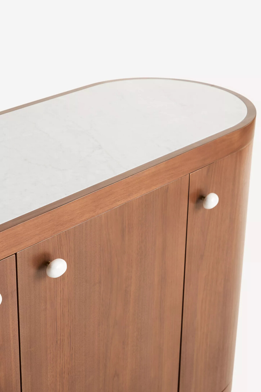 vivienne 68 marble top wood sideboard
