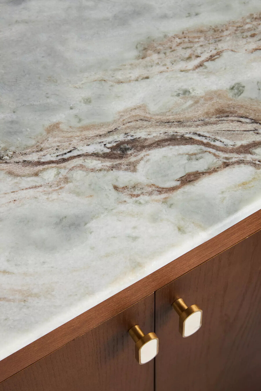 brentley rectangular marble top sideboard