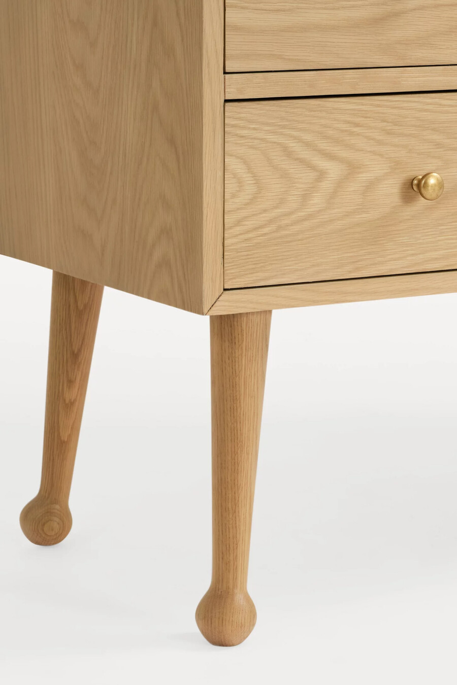 moretti oak curio cabinet