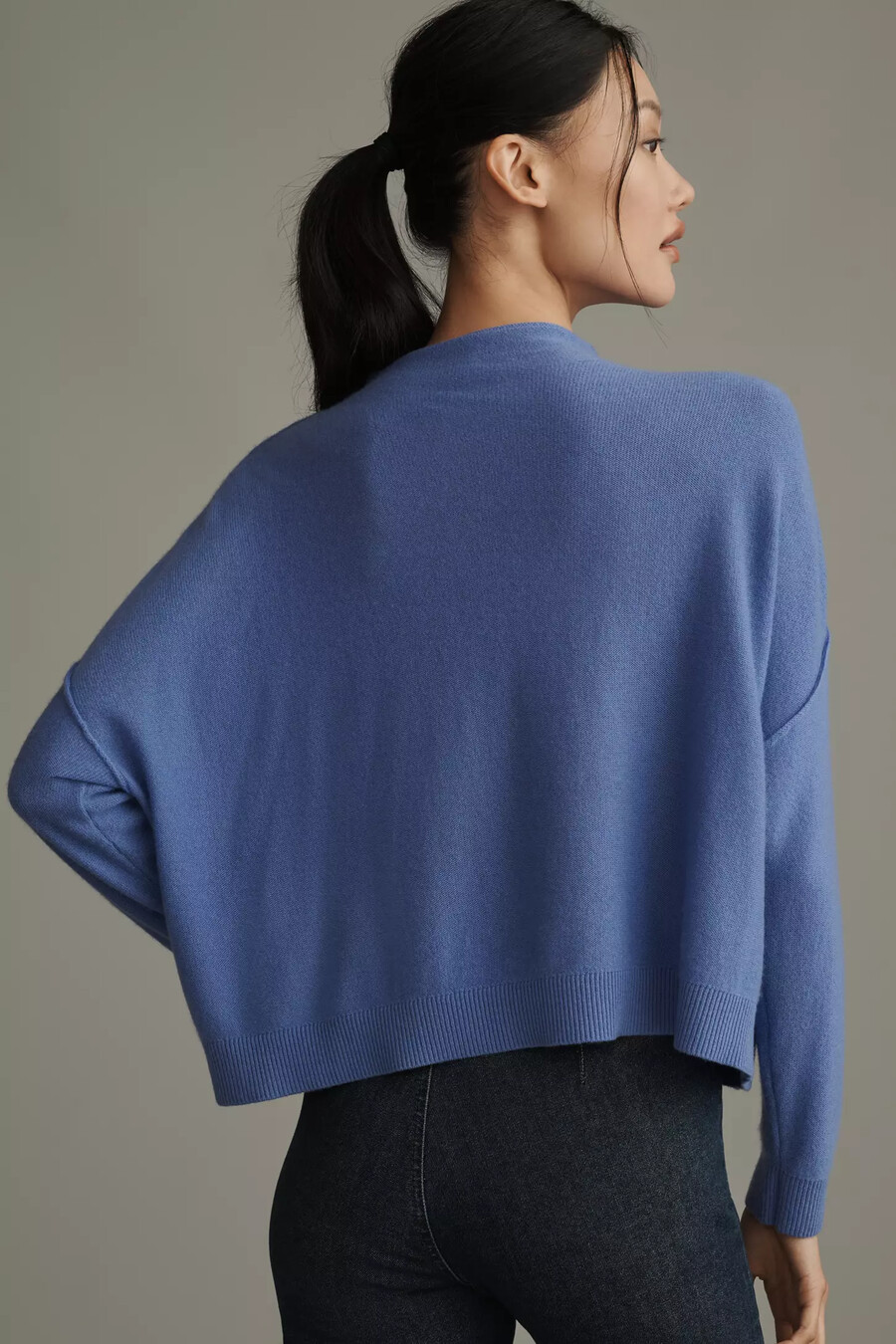 alani cashmere mock neck jumper pullover