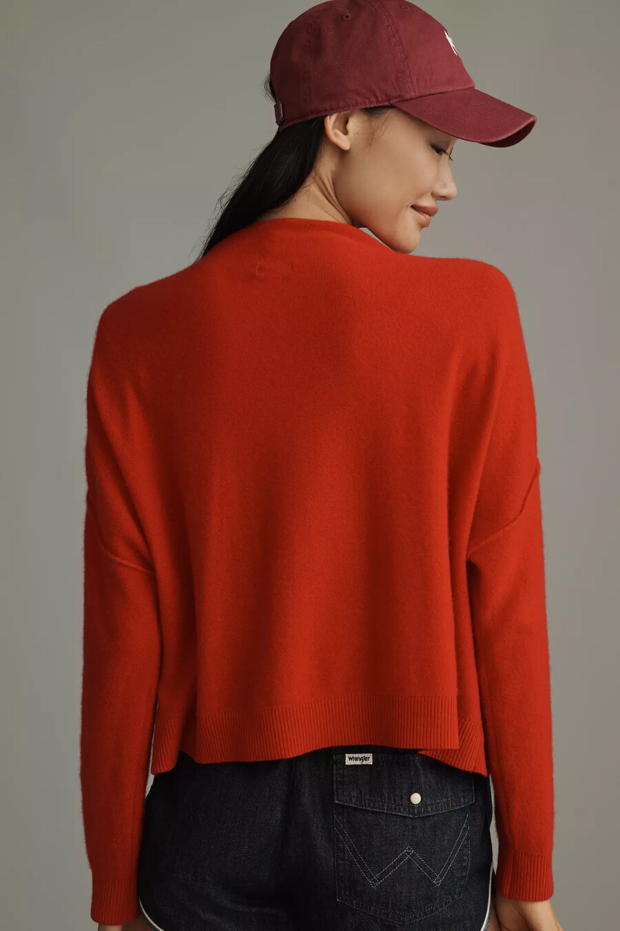 alani cashmere mock neck jumper pullover
