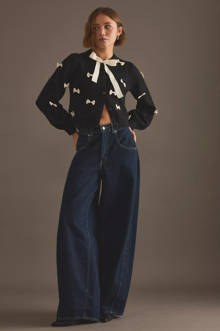 never fully dressed bow sophie cardigan