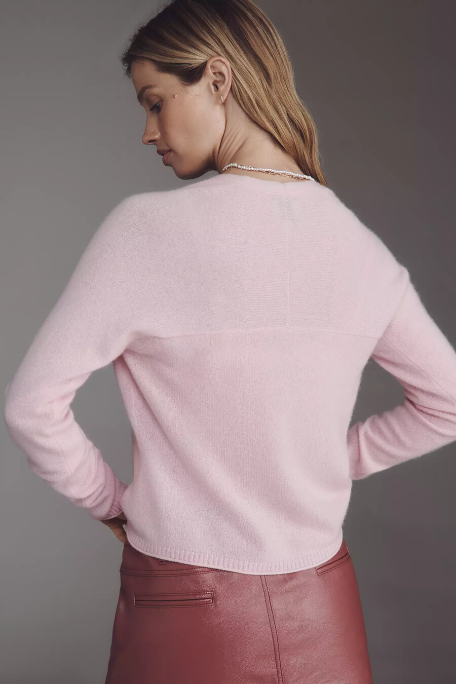 maeve single-button cashmere cardigan
