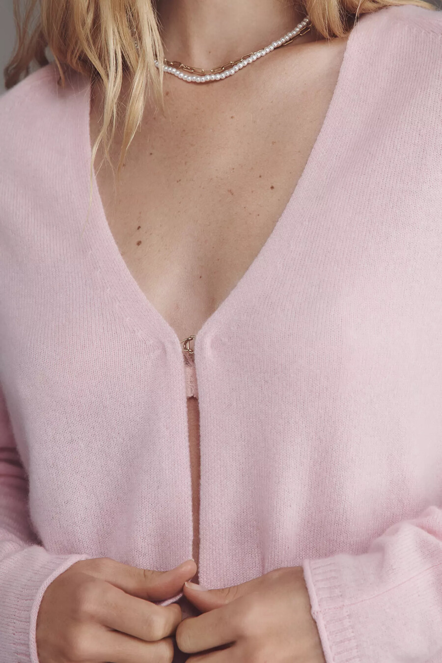 maeve single-button cashmere cardigan