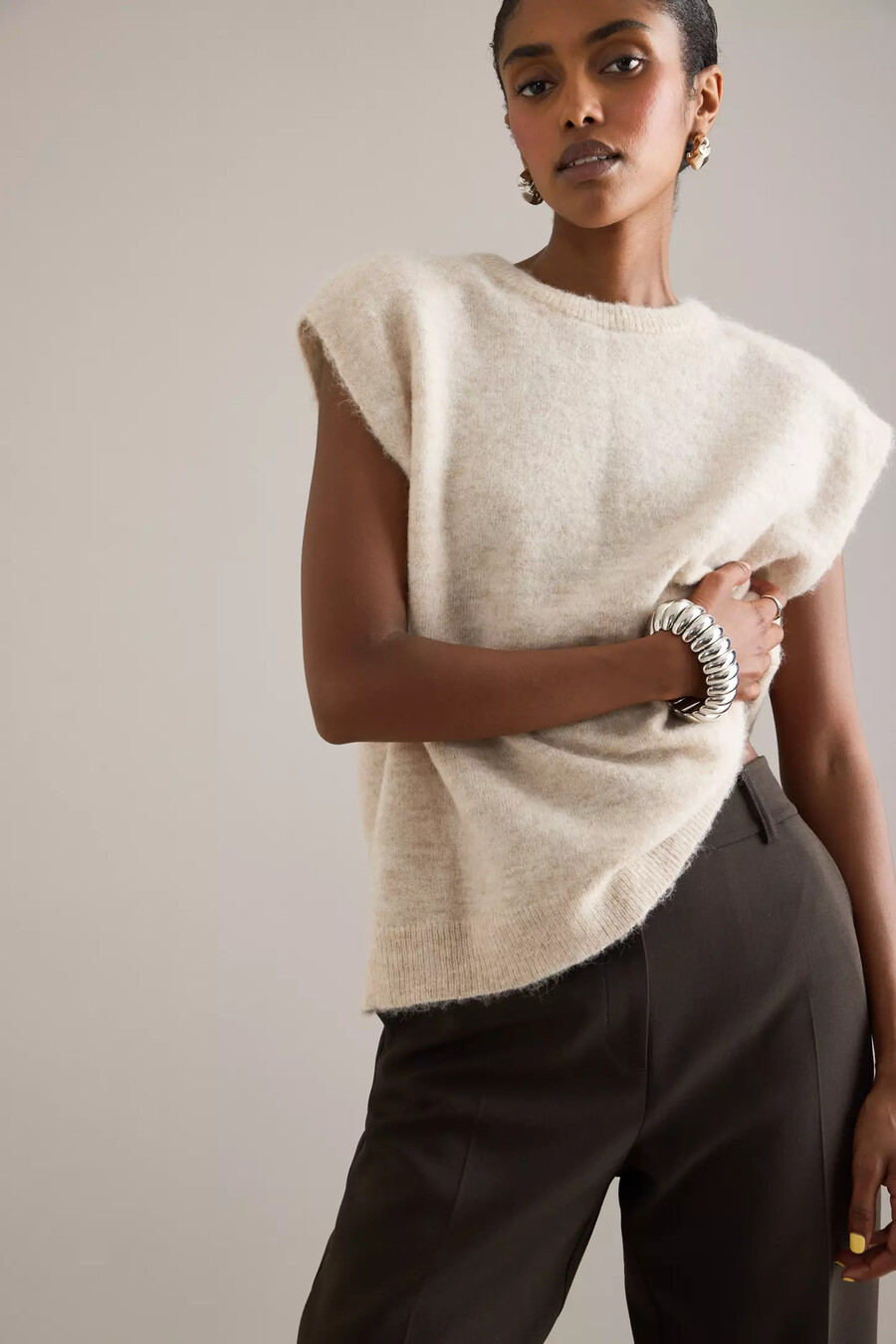 selected lulu knit vest