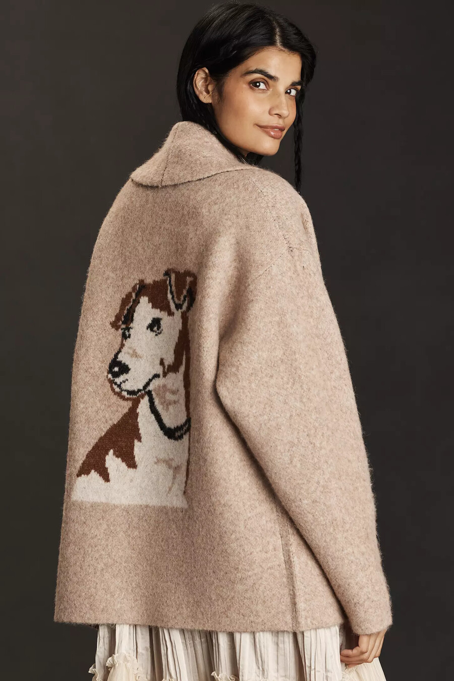 the mariel 3d icon longline cardigan