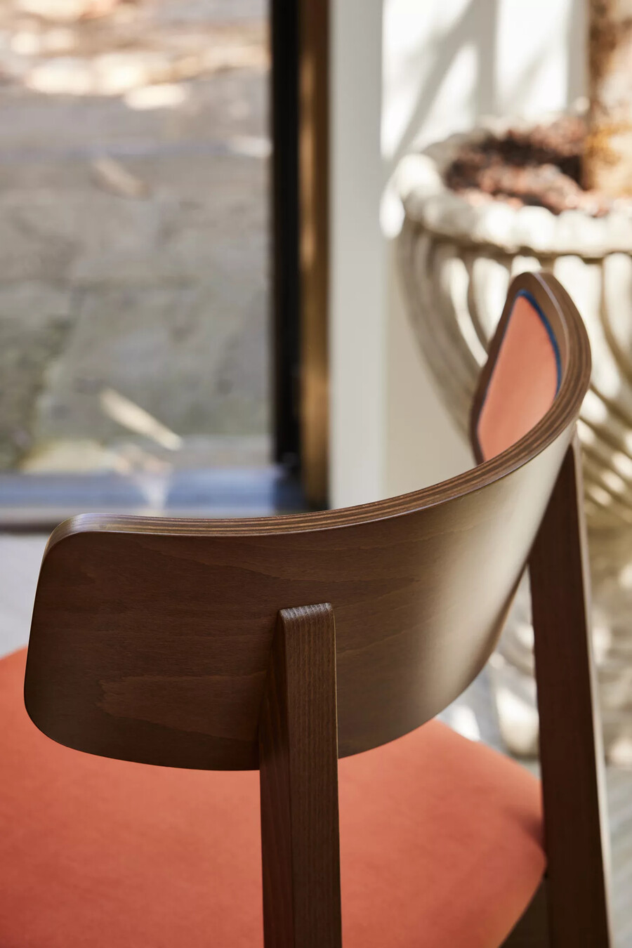 amy velvet-upholstered beech wood dining chairs set of 2