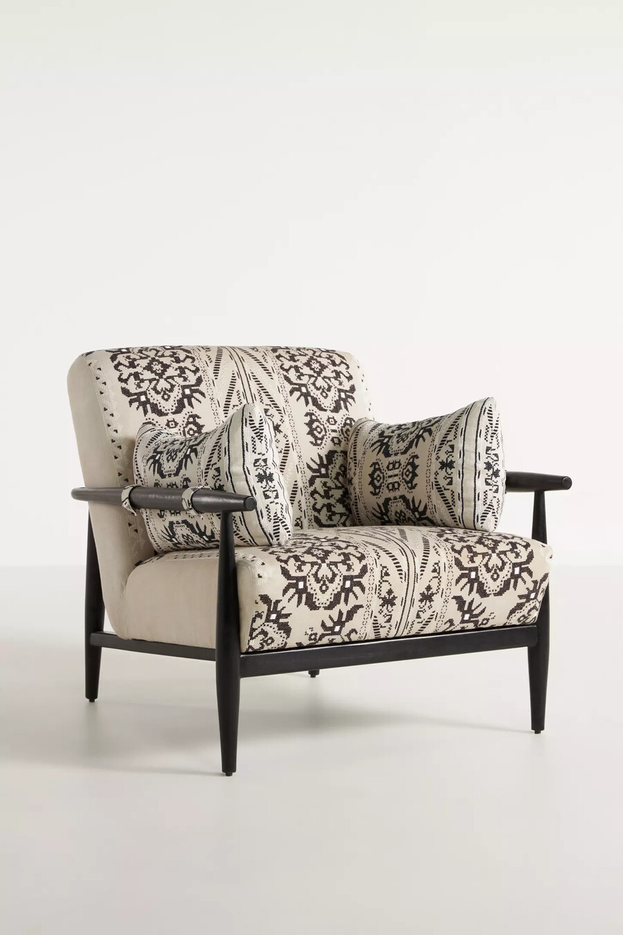 embroidered kershaw armchair