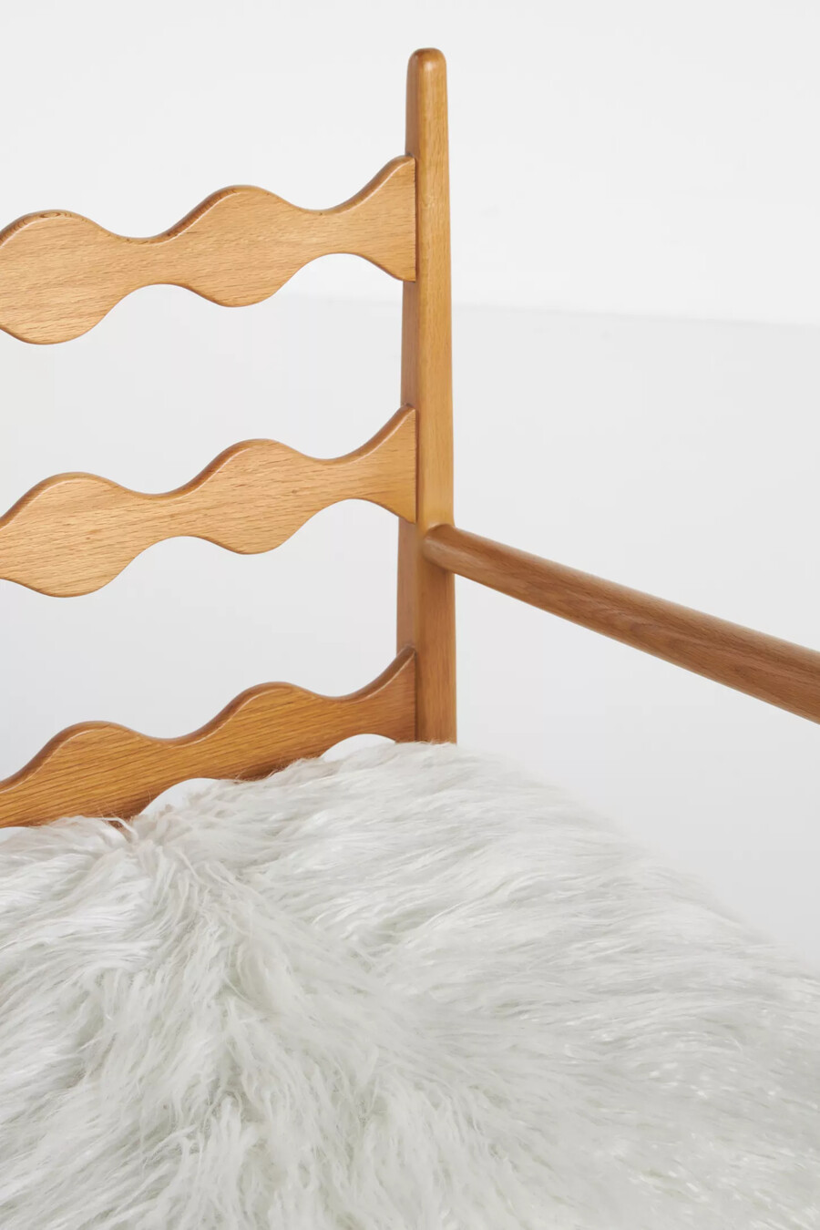 katie hodges faux fur accent chair