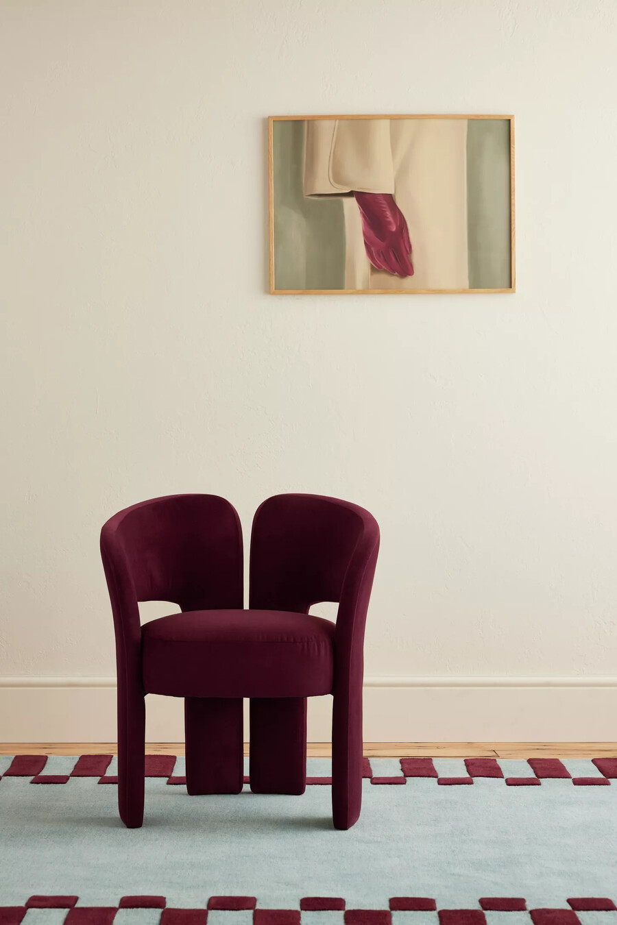 celeste velvet dining chair