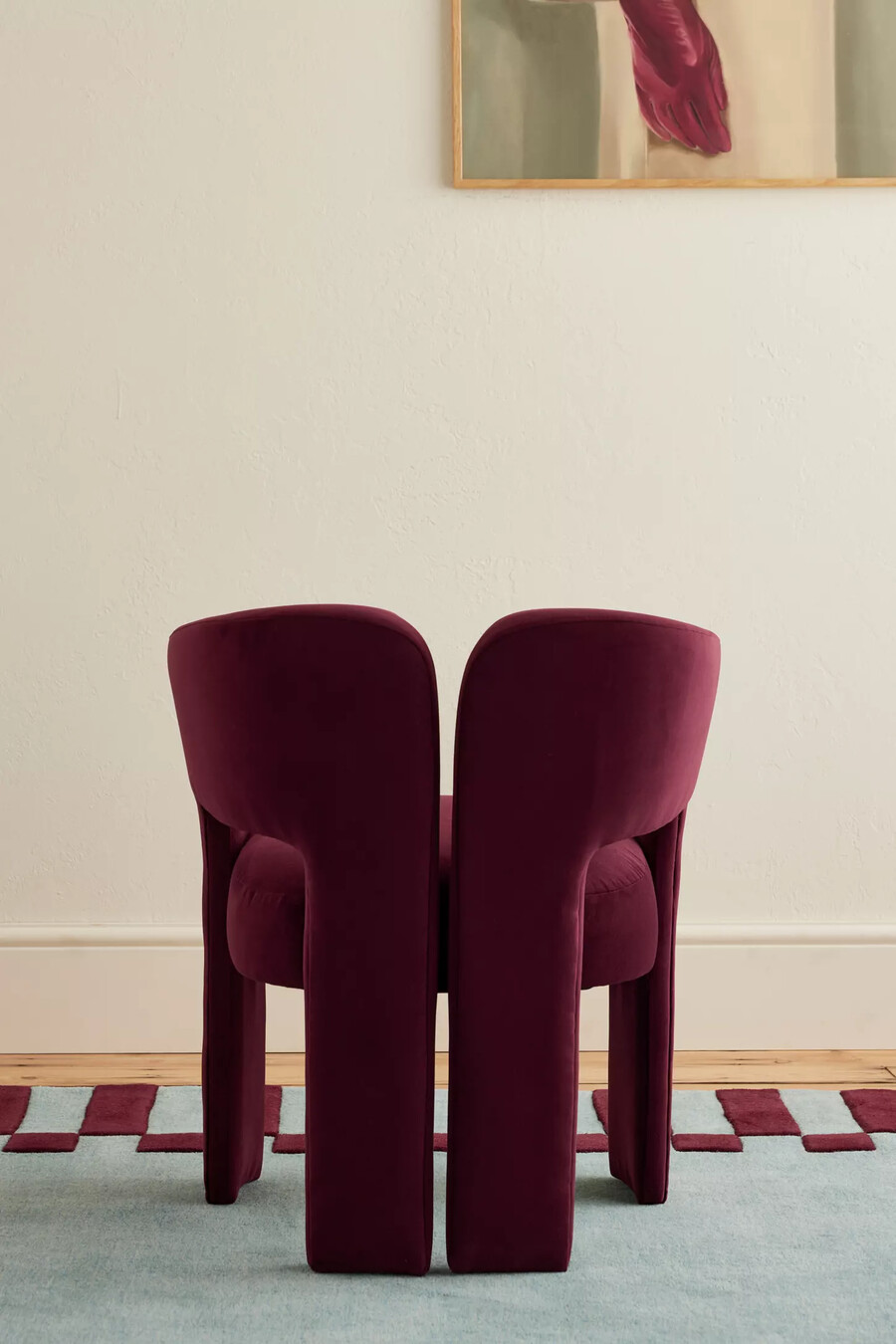 celeste velvet dining chair