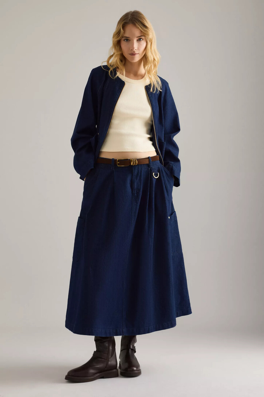barbour saima denim overshirt