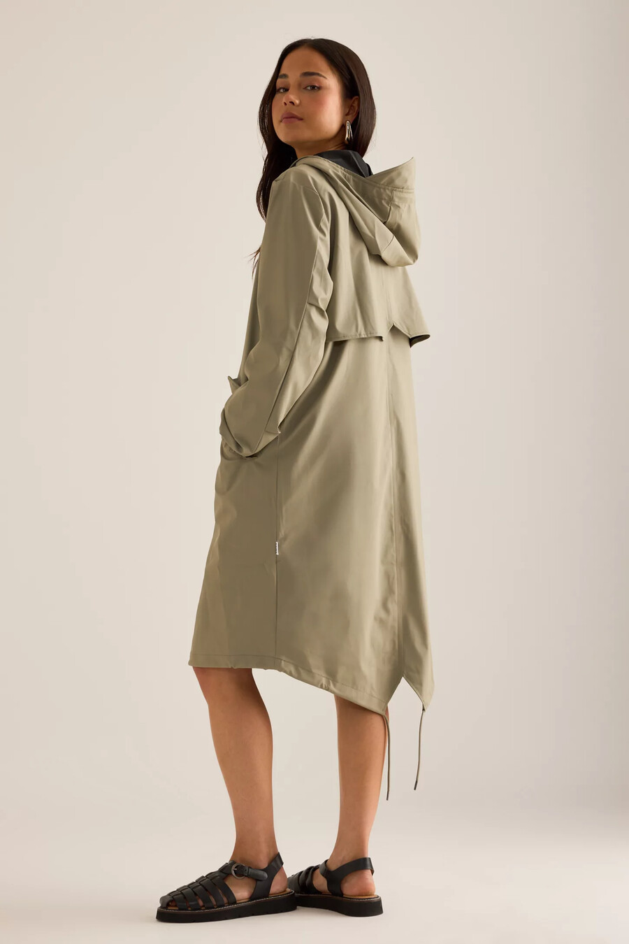 rains waterproof fishtail parka