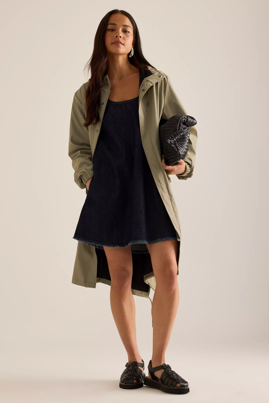 rains waterproof fishtail parka