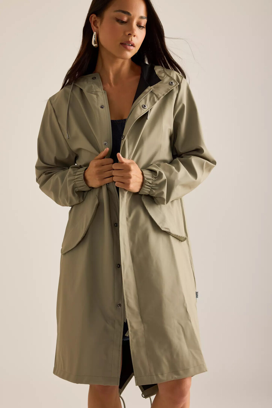rains waterproof fishtail parka