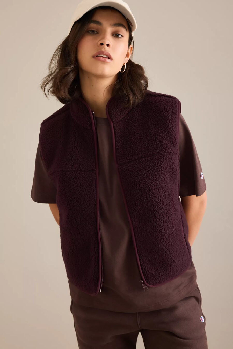 champion teddy vest