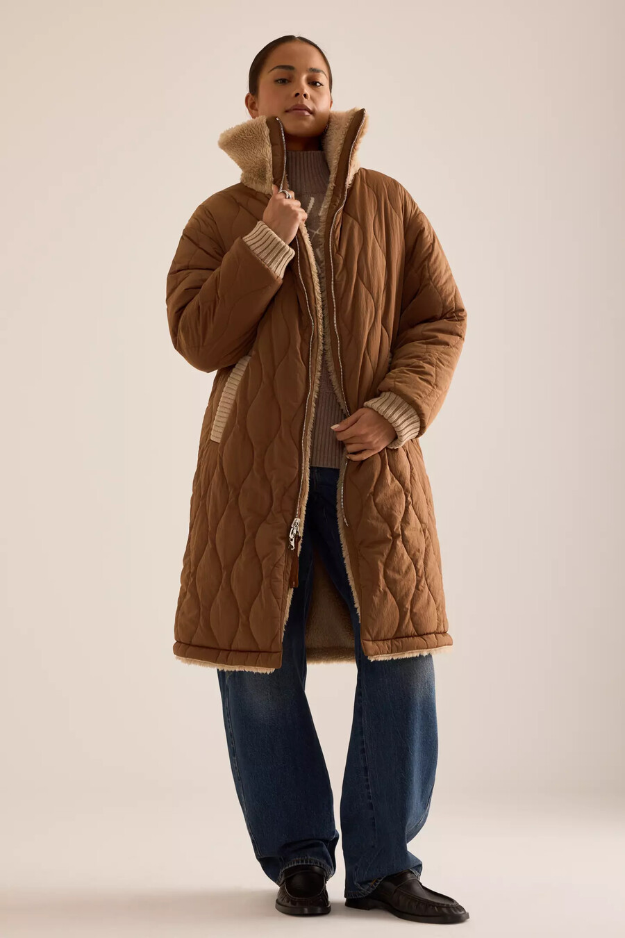 varley theia reversible coat
