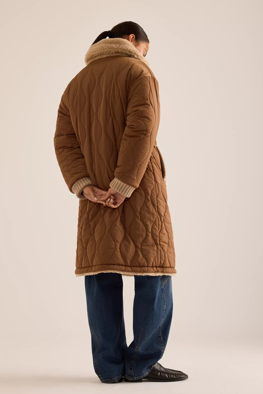 varley theia reversible coat